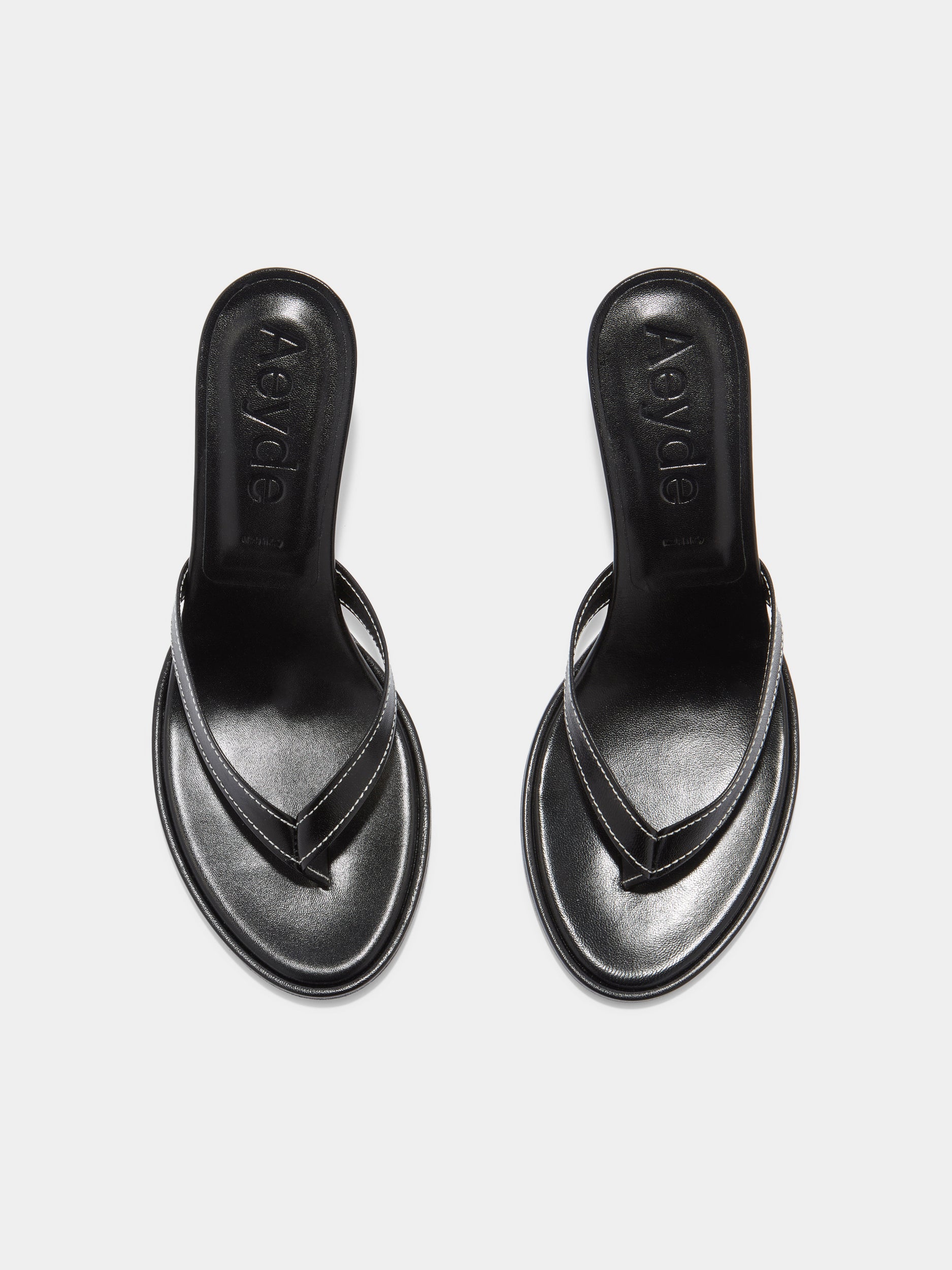 Daphne Leather Thong Sandals - Image 5