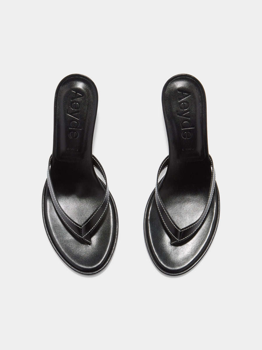 Daphne Leather Thong Sandals