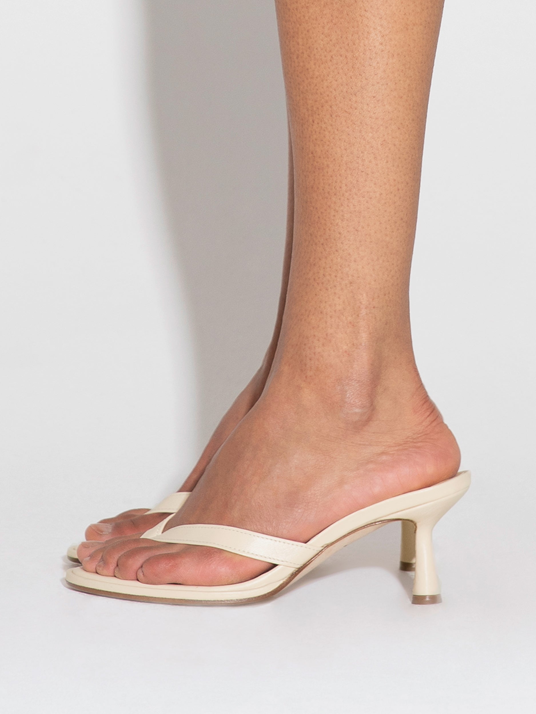 Daphne Leather Thong Sandals - Image 6