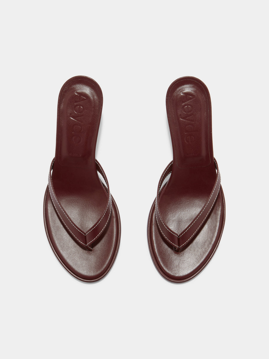 Daphne Leather Thong Sandals
