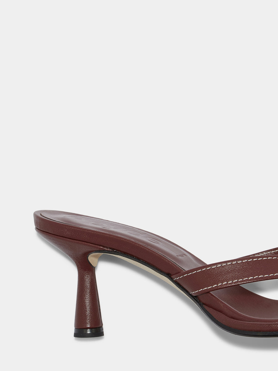 Daphne Leather Thong Sandals