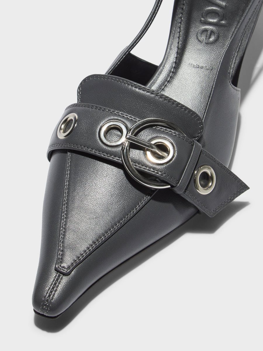 Davina Eyelet Slingback Pumps