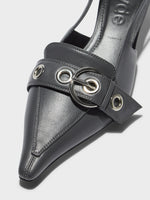 Davina Eyelet Slingback Pumps - Image 5