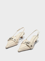 Davina Eyelet Slingback Pumps - Image 3