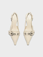 Davina Eyelet Slingback Pumps - Image 5