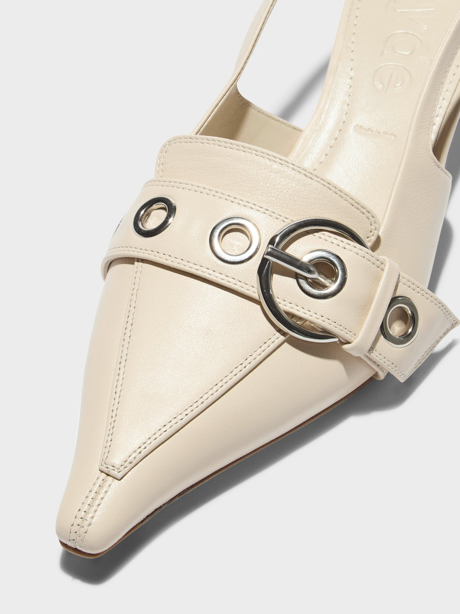 Davina Eyelet Slingback Pumps