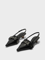 Davina Eyelet Slingback Pumps - Image 3