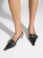 Davina Eyelet Slingback Pumps - Image 2