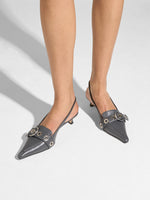 Davina Eyelet Slingback Pumps - Image 2