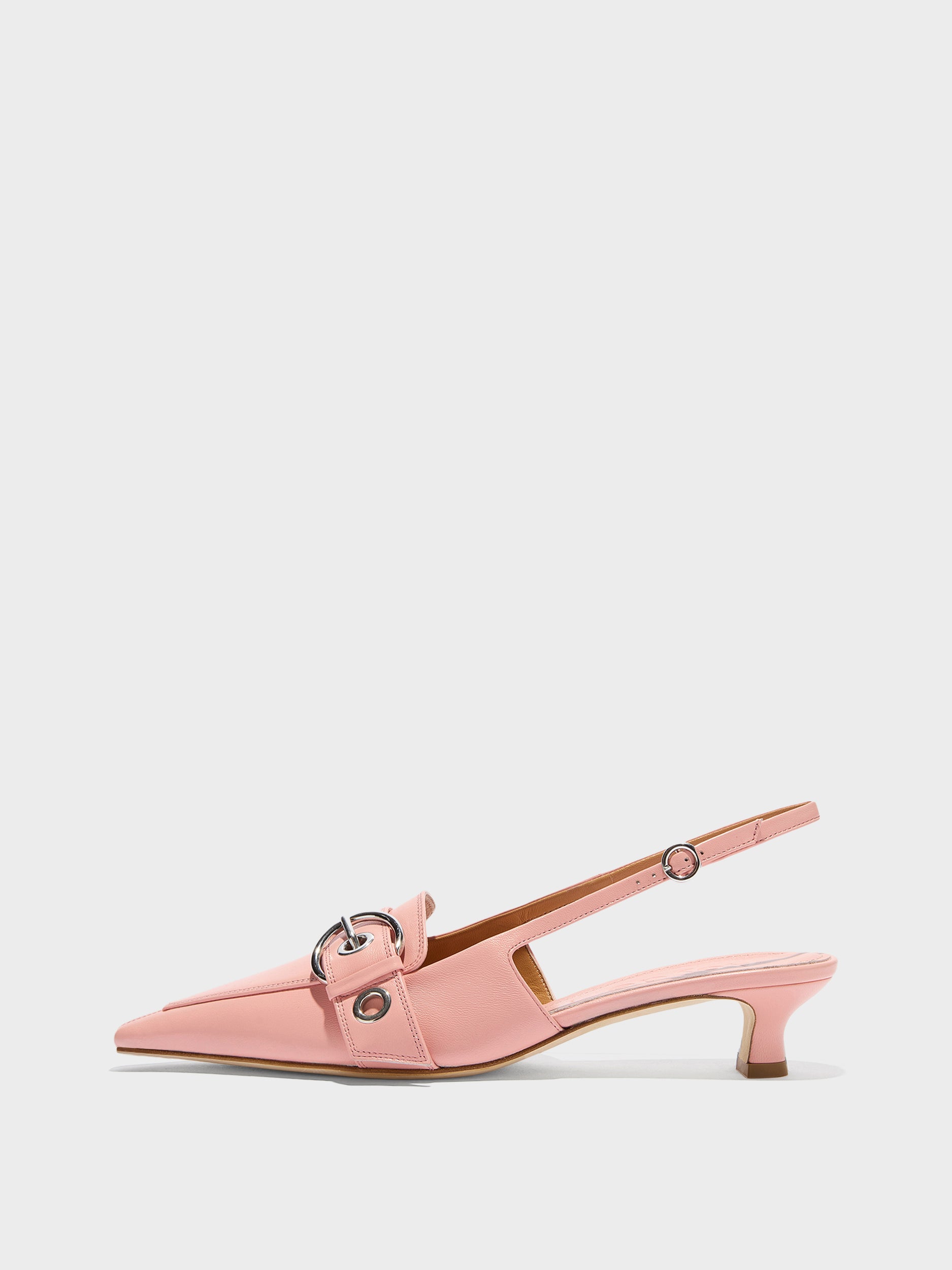 Davina Eyelet Slingback Pumps - Image 1