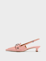 Davina Eyelet Slingback Pumps - Image 1