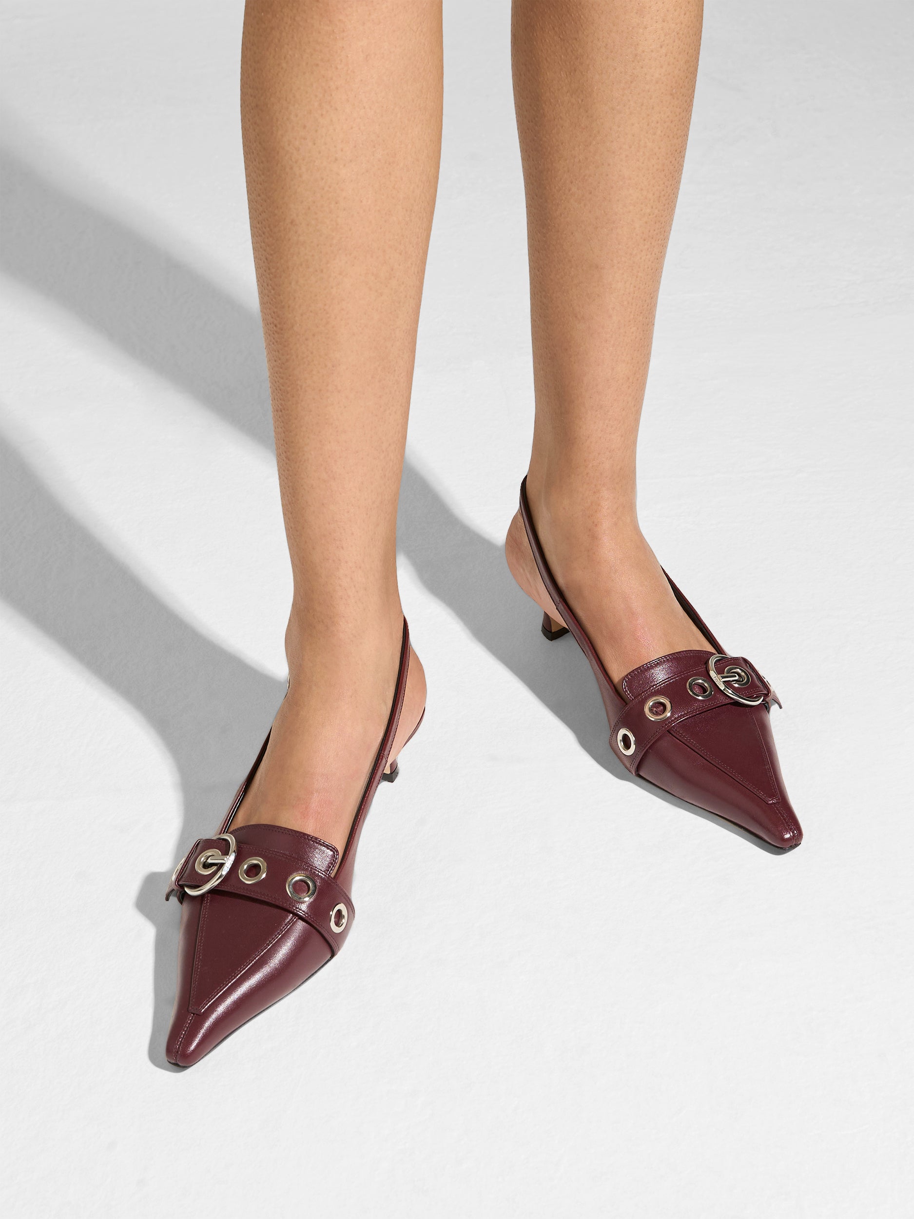 Davina Eyelet Slingback Pumps - Image 2