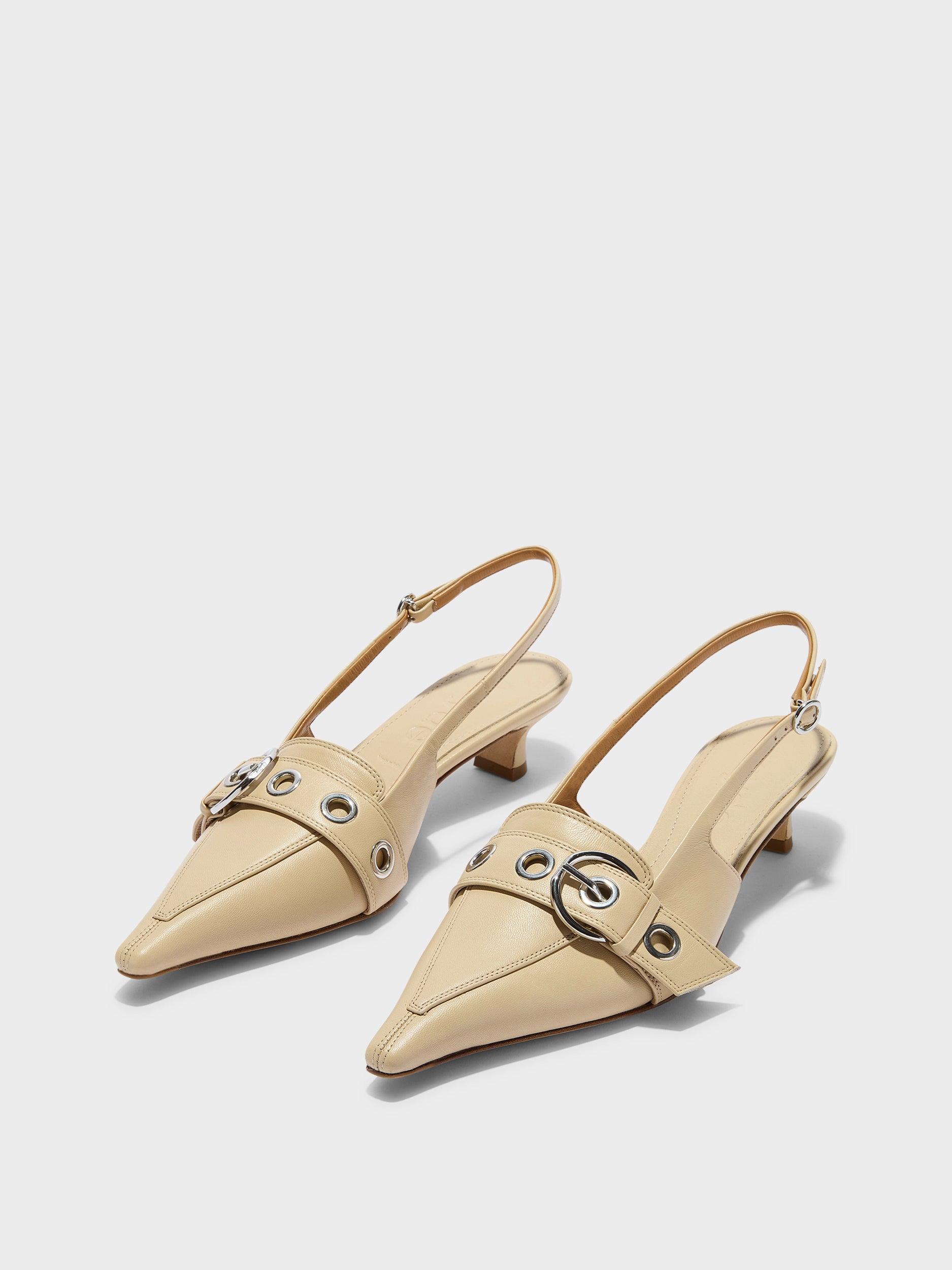 Davina Eyelet Slingback Pumps - Image 3