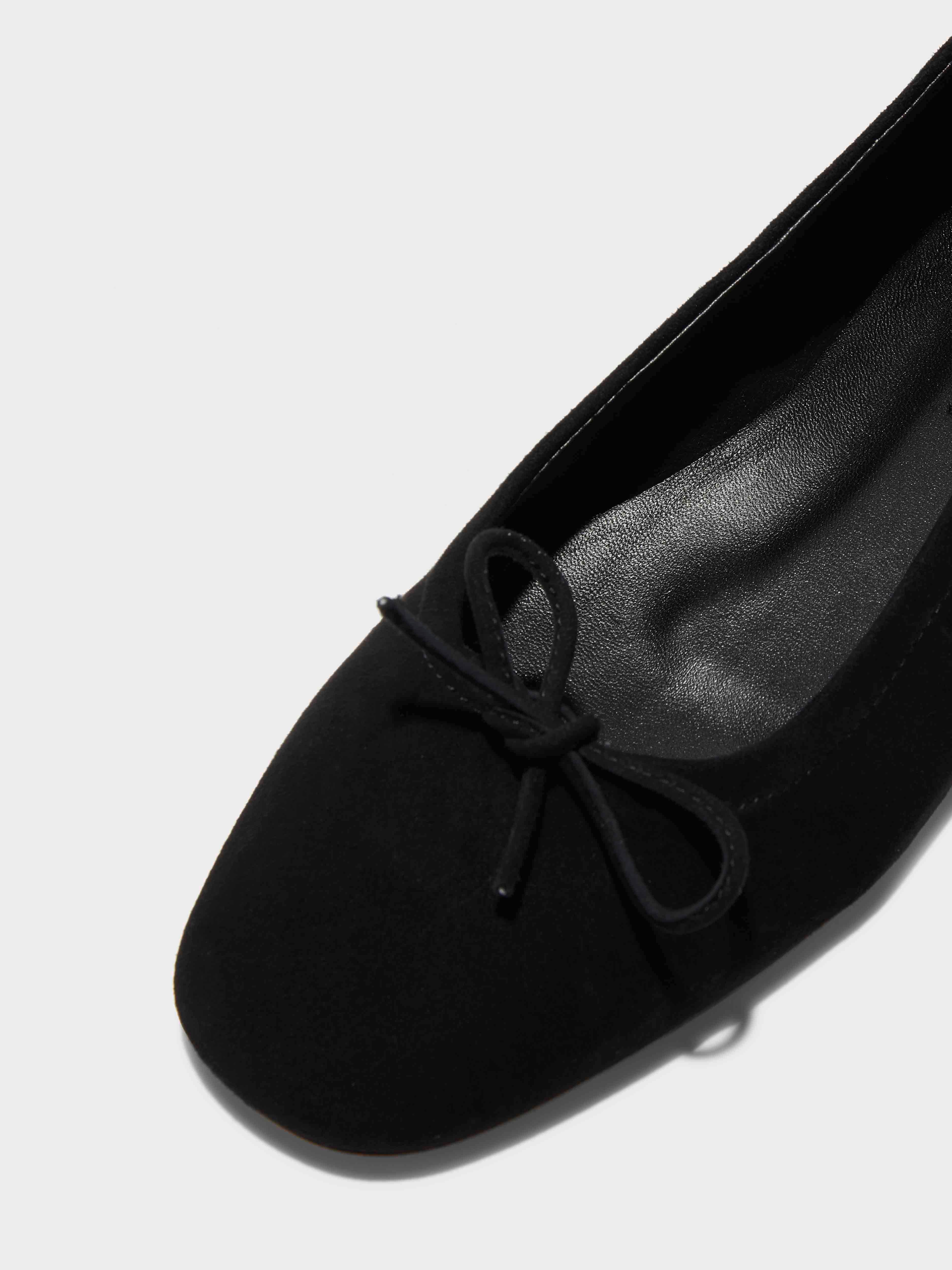 Delfina Suede Ballet Flats - Image 3