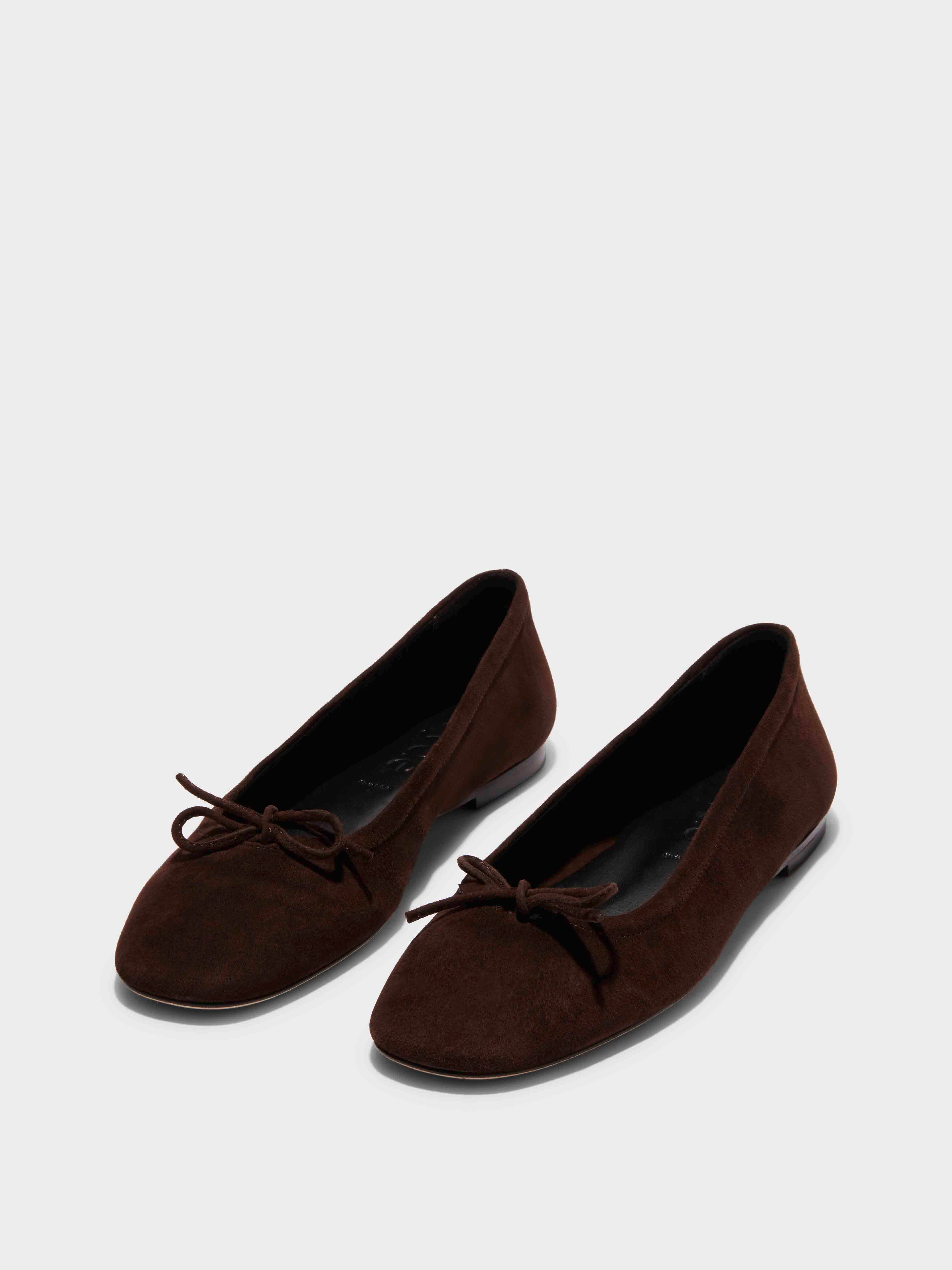 Delfina Suede Ballet Flats - Image 2