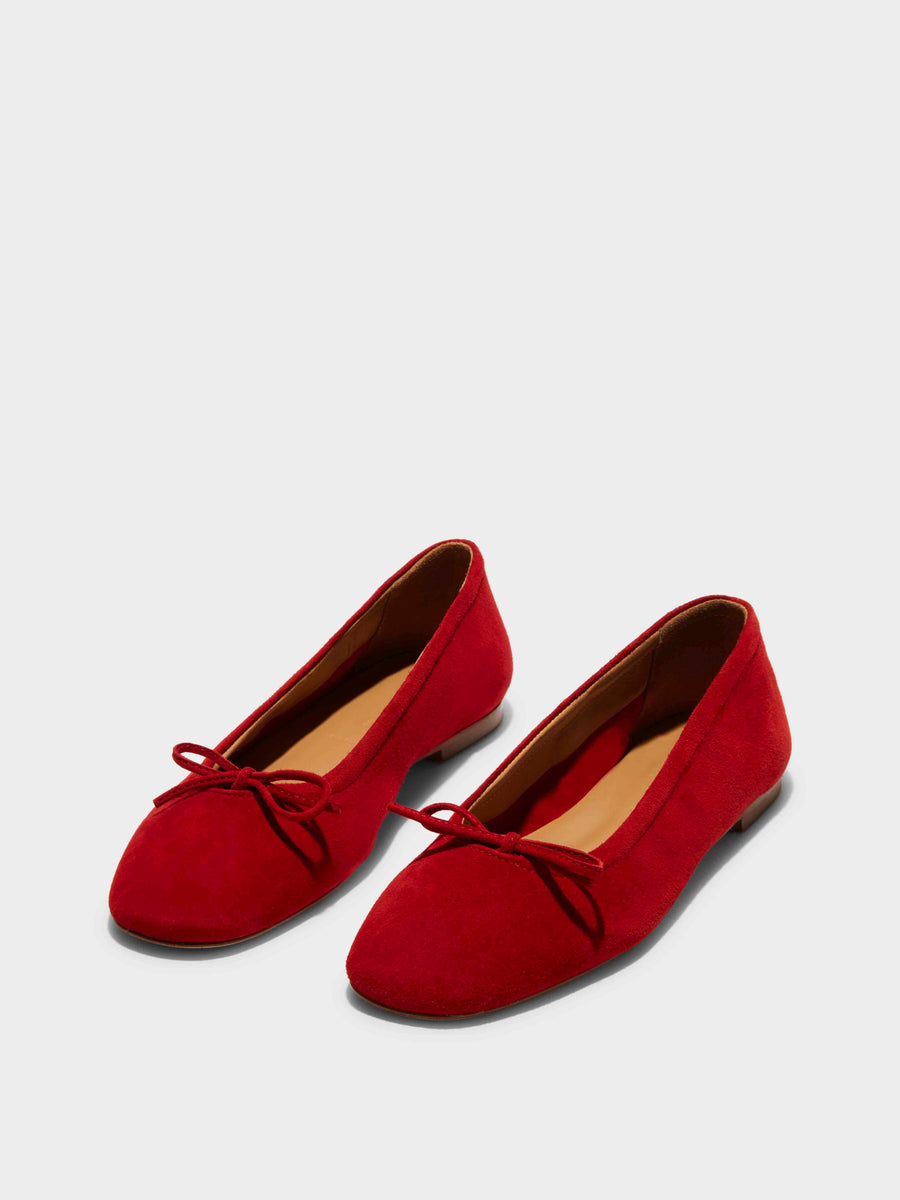 Delfina Suede Ballet Flats