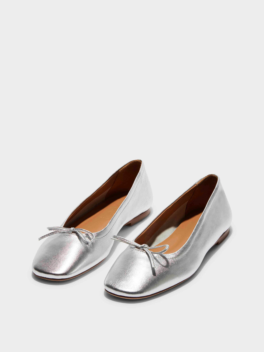 Delfina Leather Ballet Flats