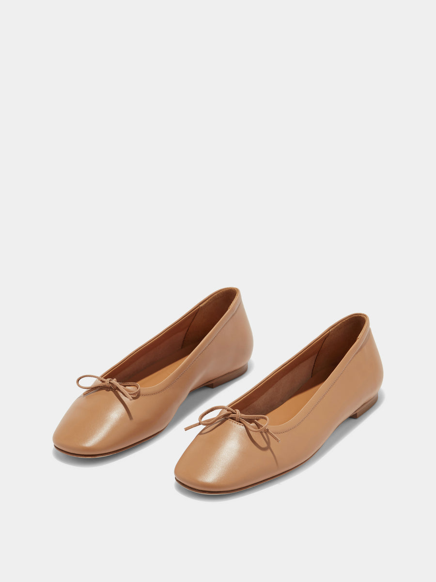 Delfina Leather Ballet Flats