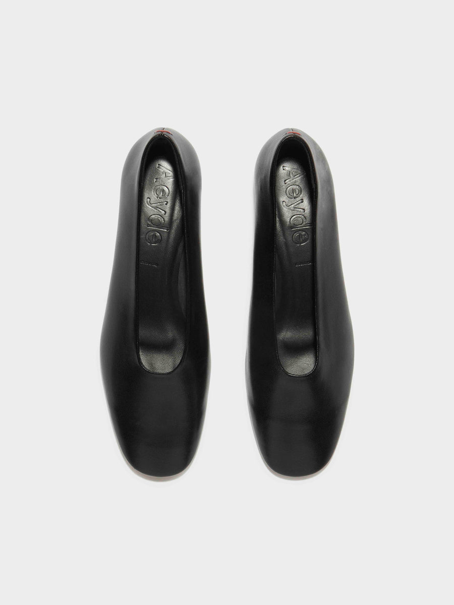 Delia Leather Ballet Flats