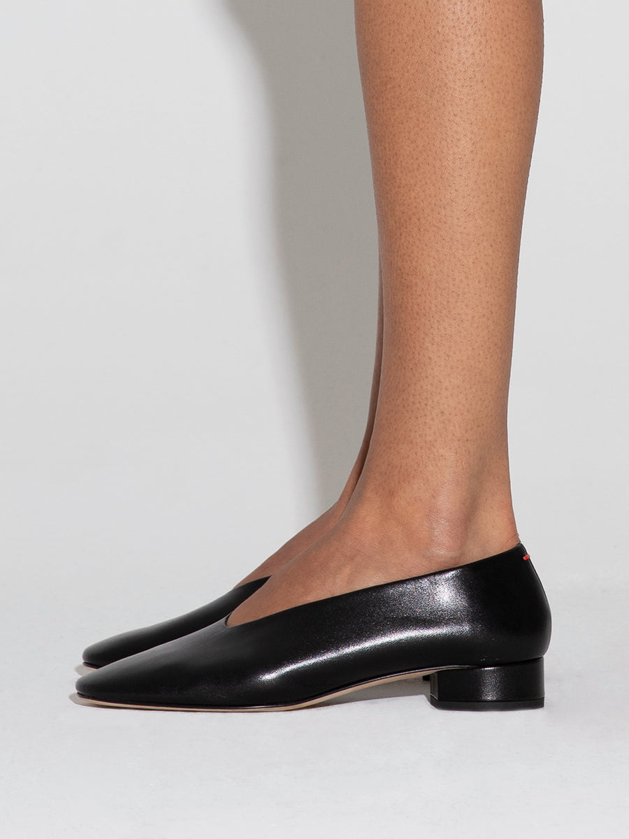 Delia Leather Ballet Flats