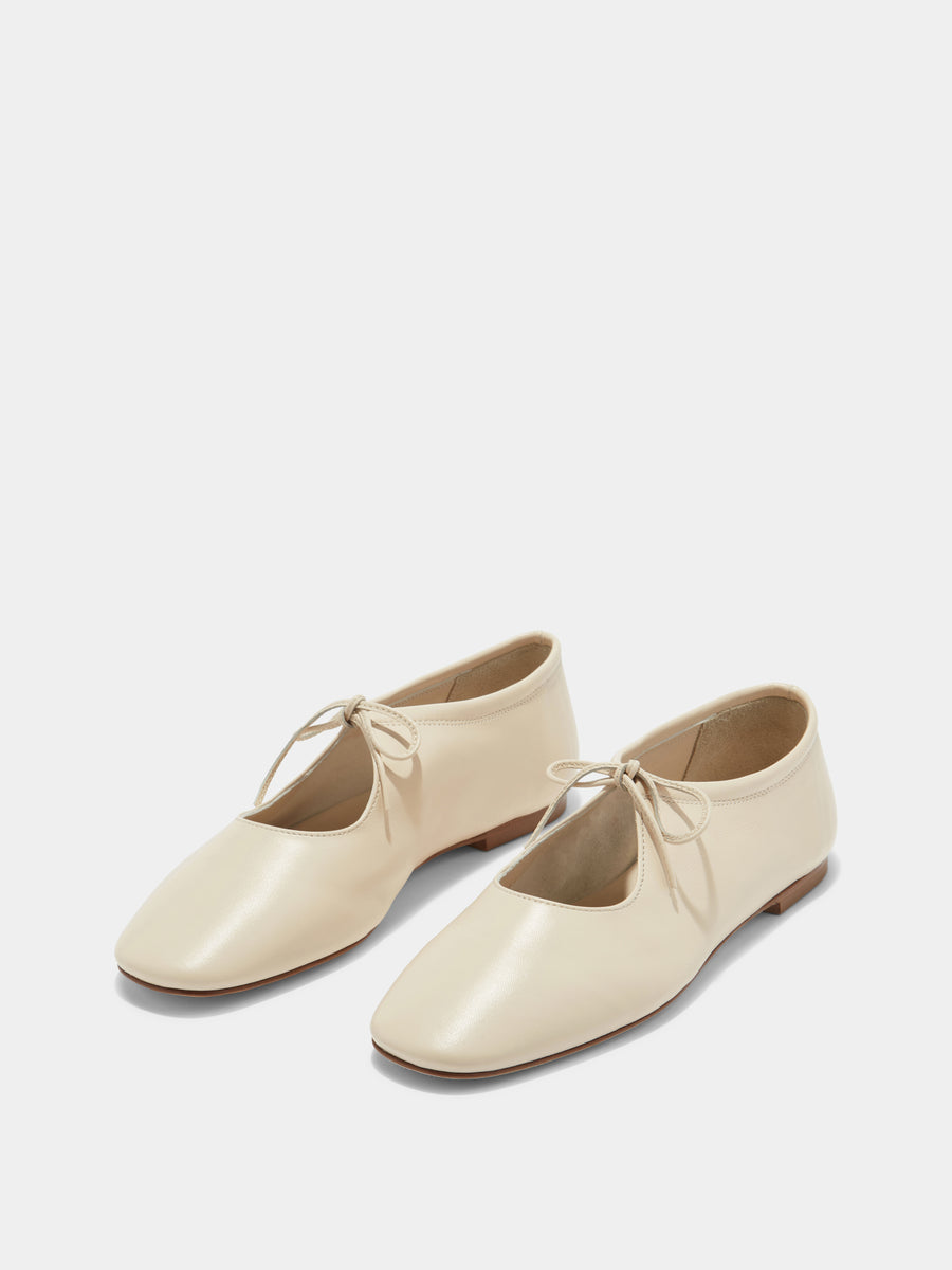 Della Leather Ballet Flats