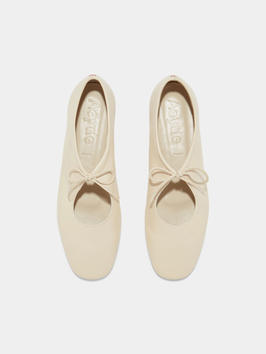 Della Leather Ballet Flats