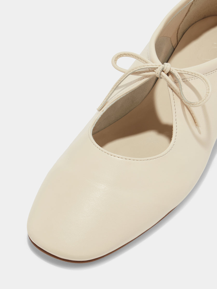 Della Leather Ballet Flats