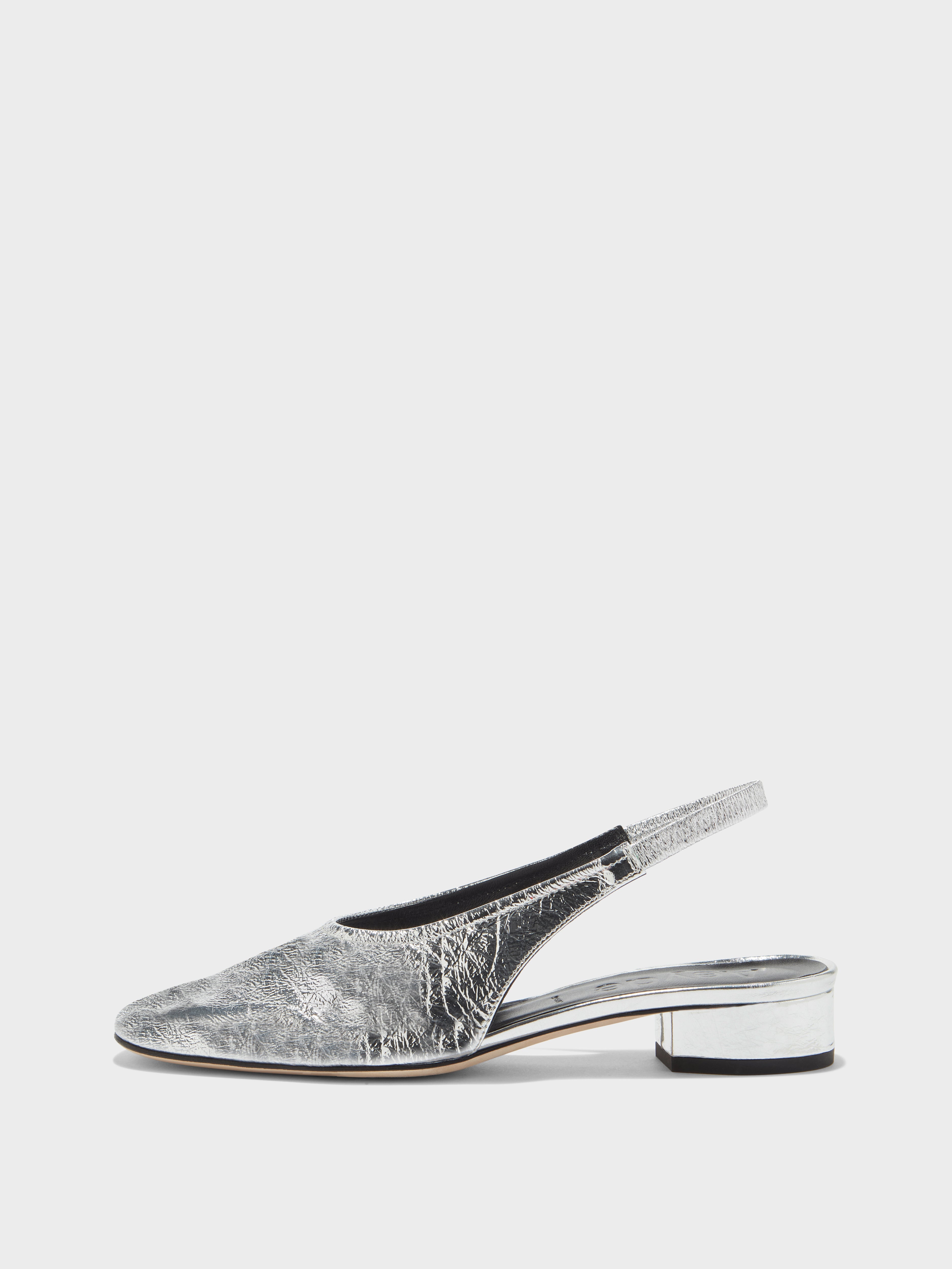 Dua Laminated Leather Slingback - Image 1