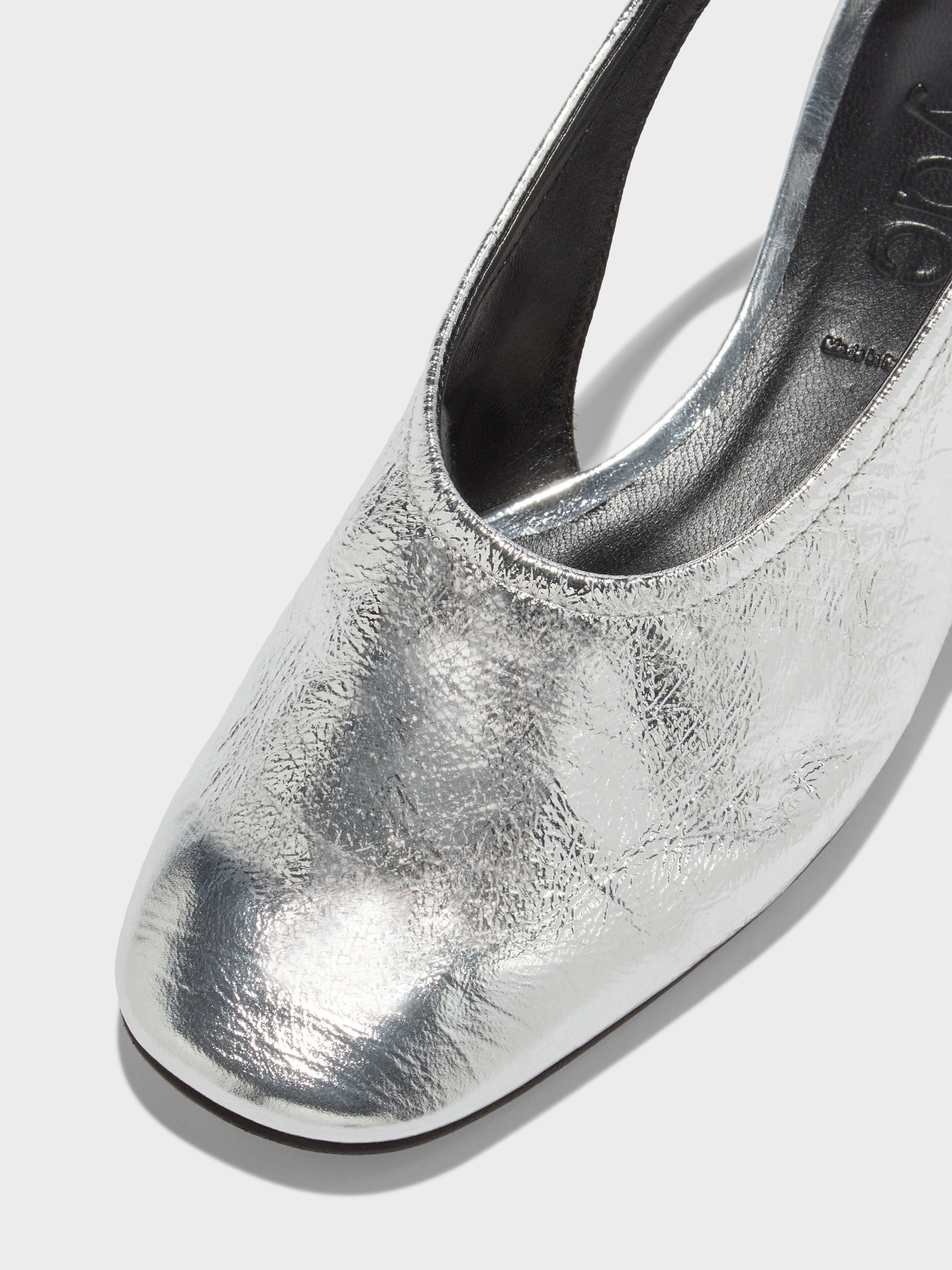 Dua Laminated Leather Slingback - Image 3