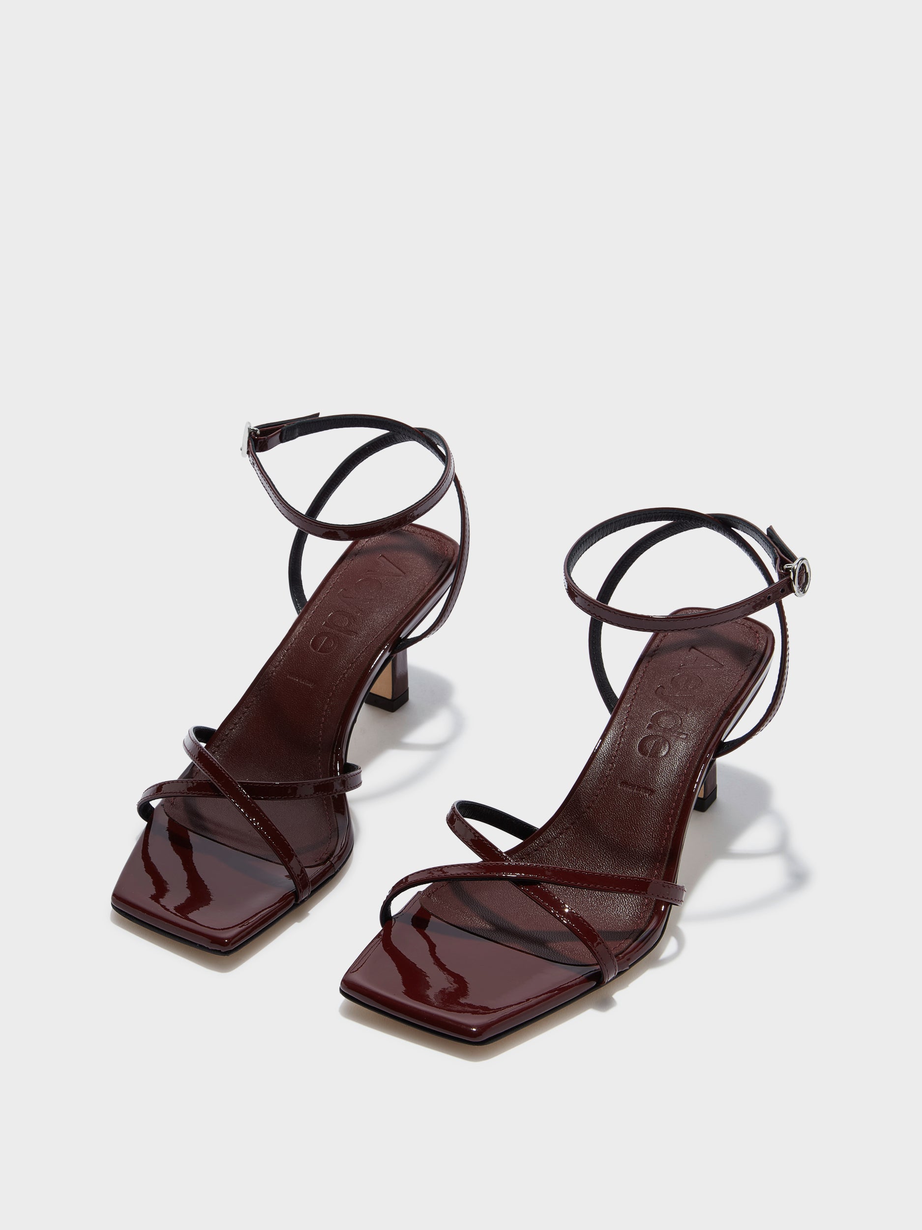 Edith Patent Leather Sandals - Image 3