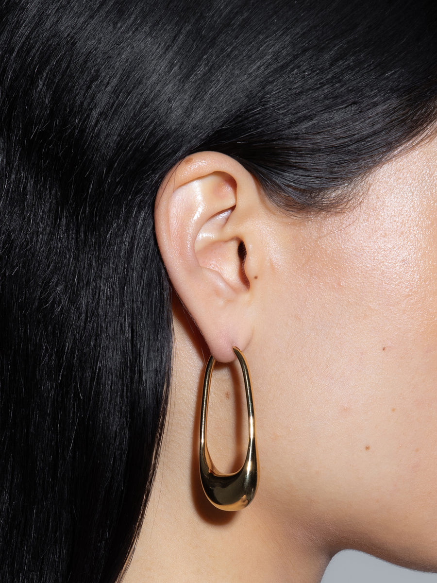 Eleanora 18kt Gold-Plated Hoop Earrings