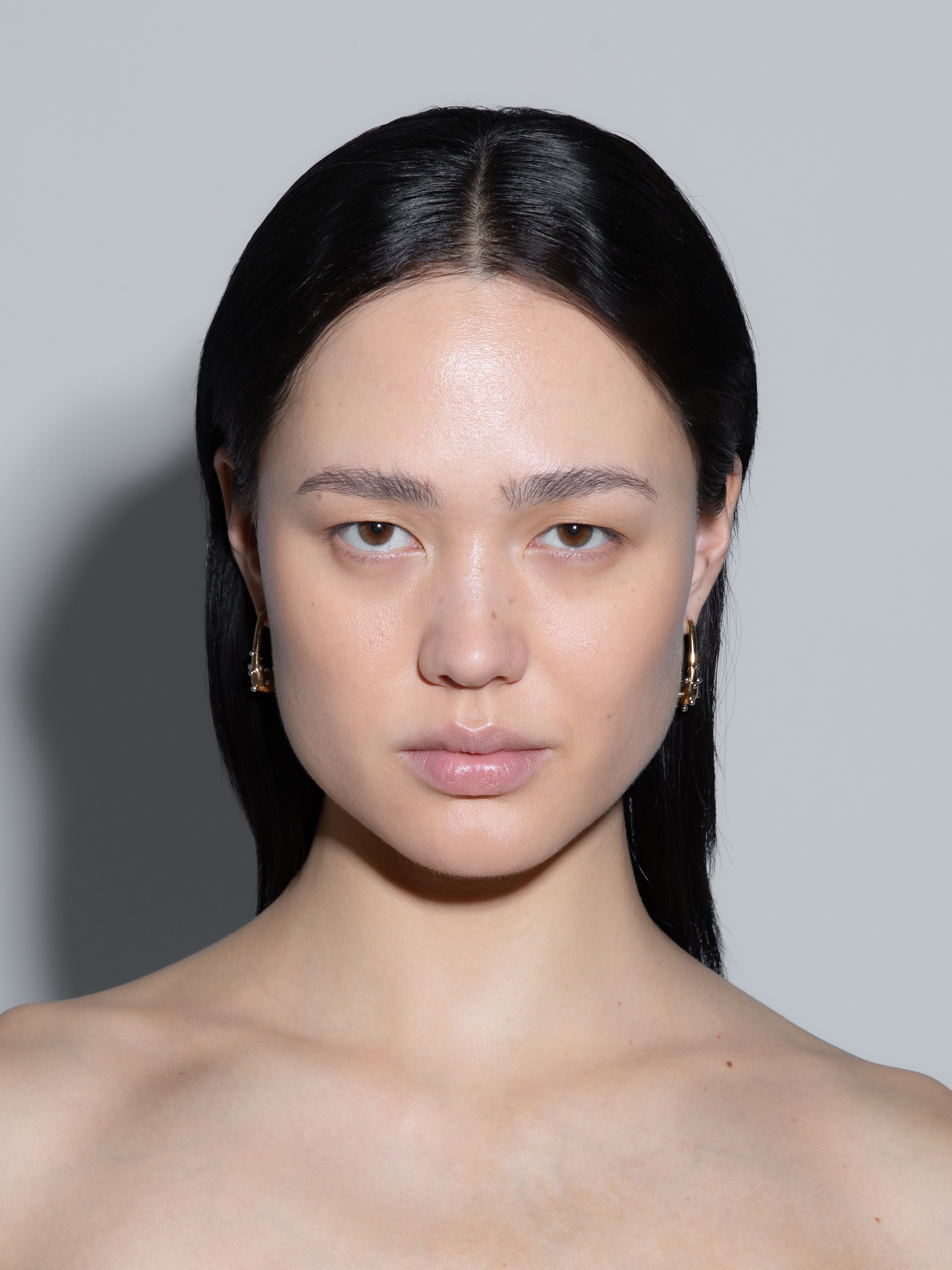 Elias 18kt Gold and Palladium-Plated Hoop Earrings - Image 4
