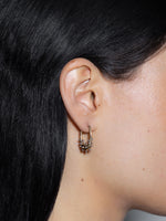 Elijah 18kt Gold and Palladium-Plated Hoop Earrings - Image 3