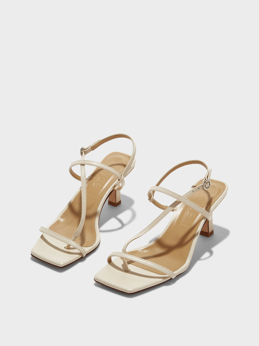 Elise Leather Toe-Post Sandals