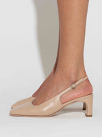 Eliza Leather Slingback Pumps - Image 6