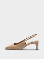 Eliza Leather Slingback Pumps - Image 1