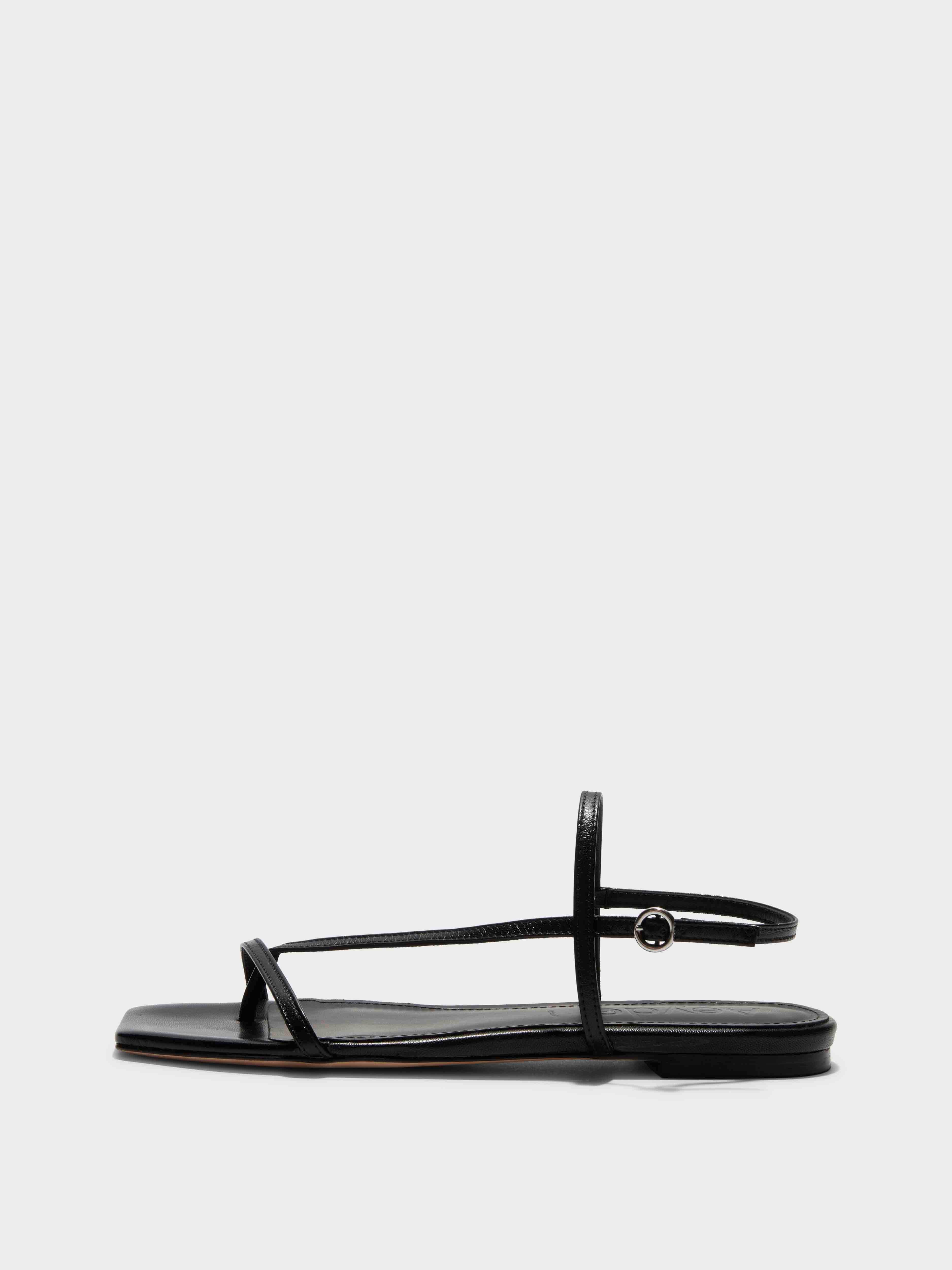 Ella Leather Toe-Post Sandals - Image 1