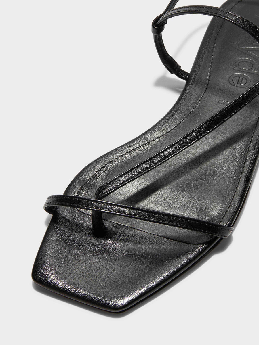 Ella Leather Toe-Post Sandals