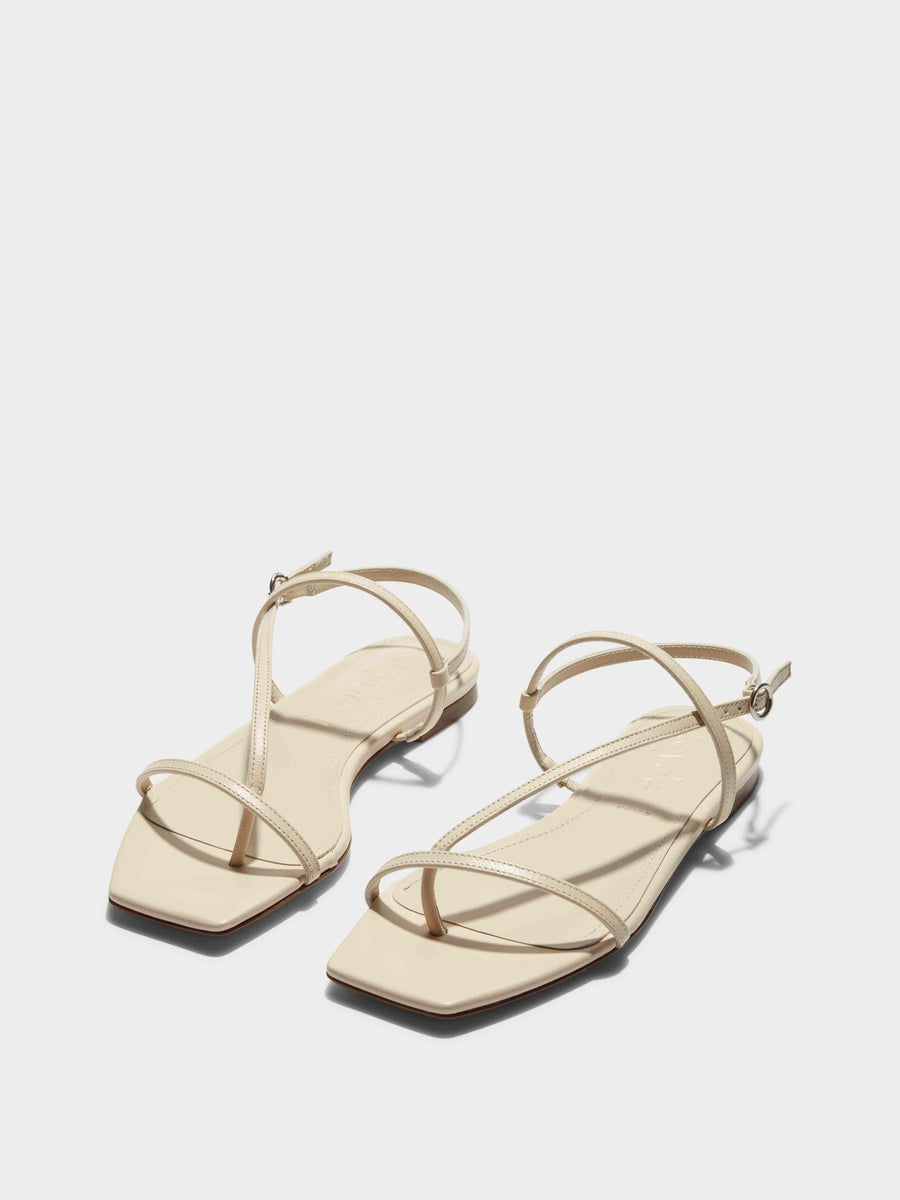 Ella Leather Toe-Post Sandals