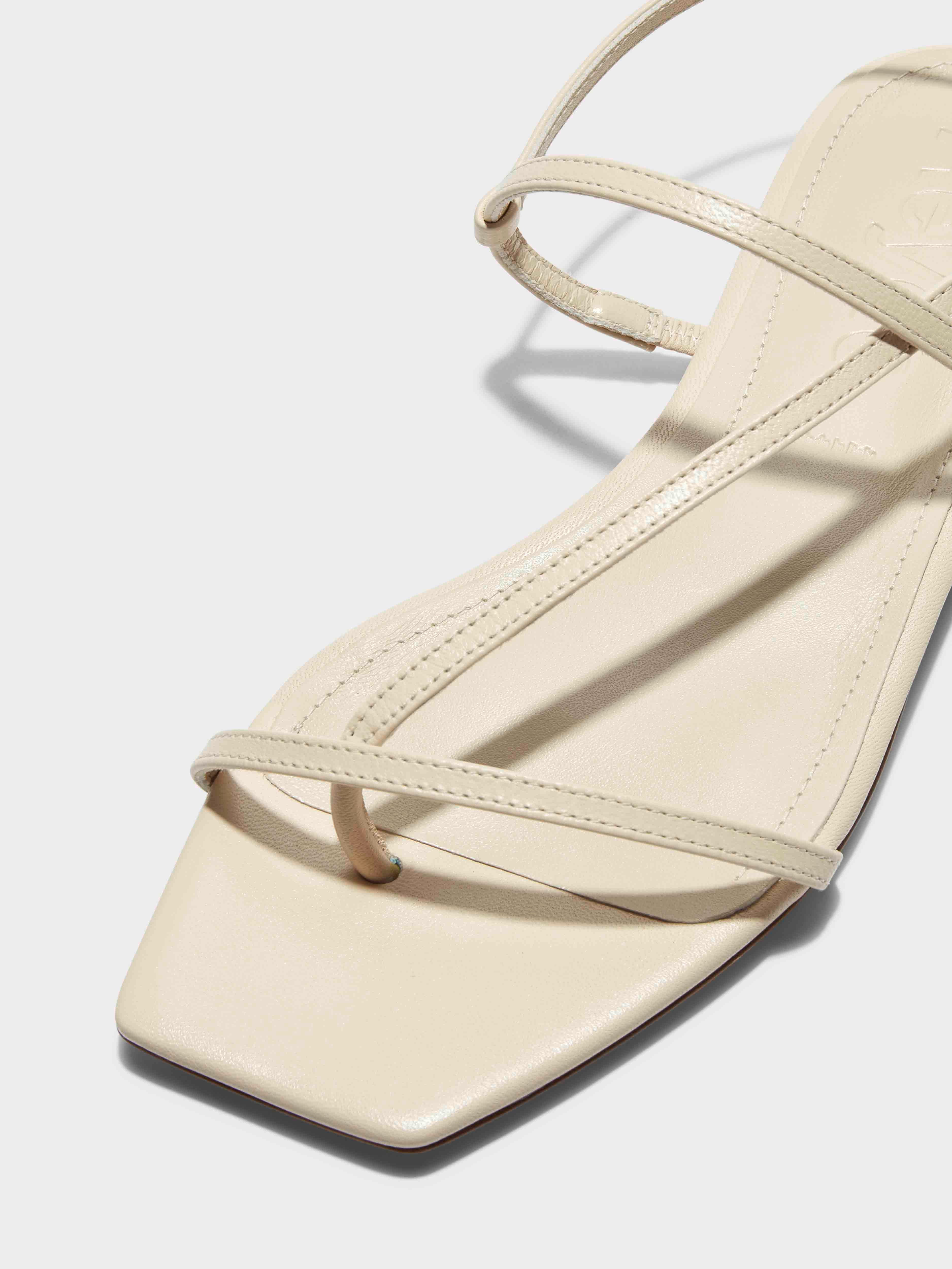 Ella Leather Toe-Post Sandals - Image 3