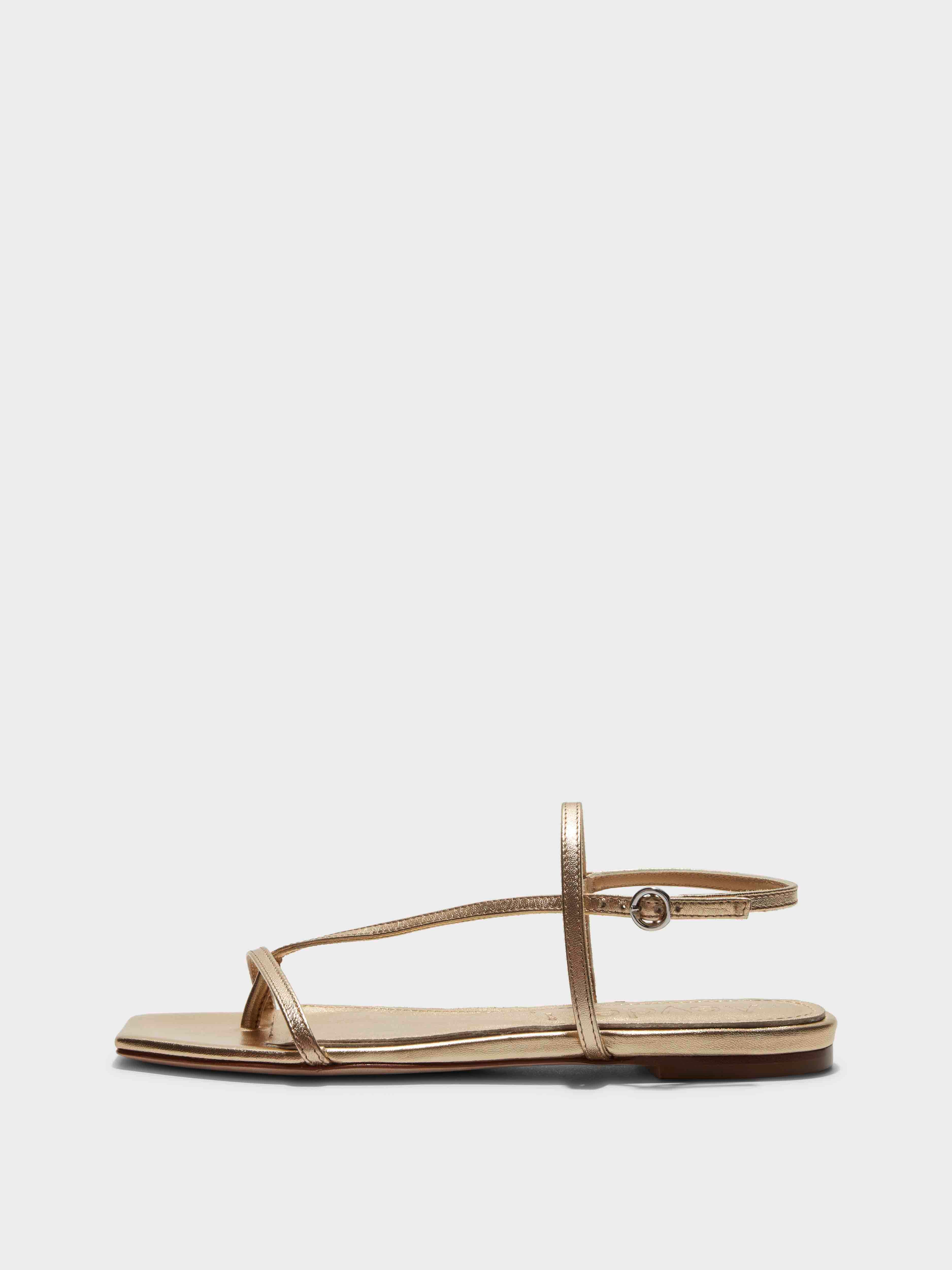 Ella Leather Toe-Post Sandals - Image 1
