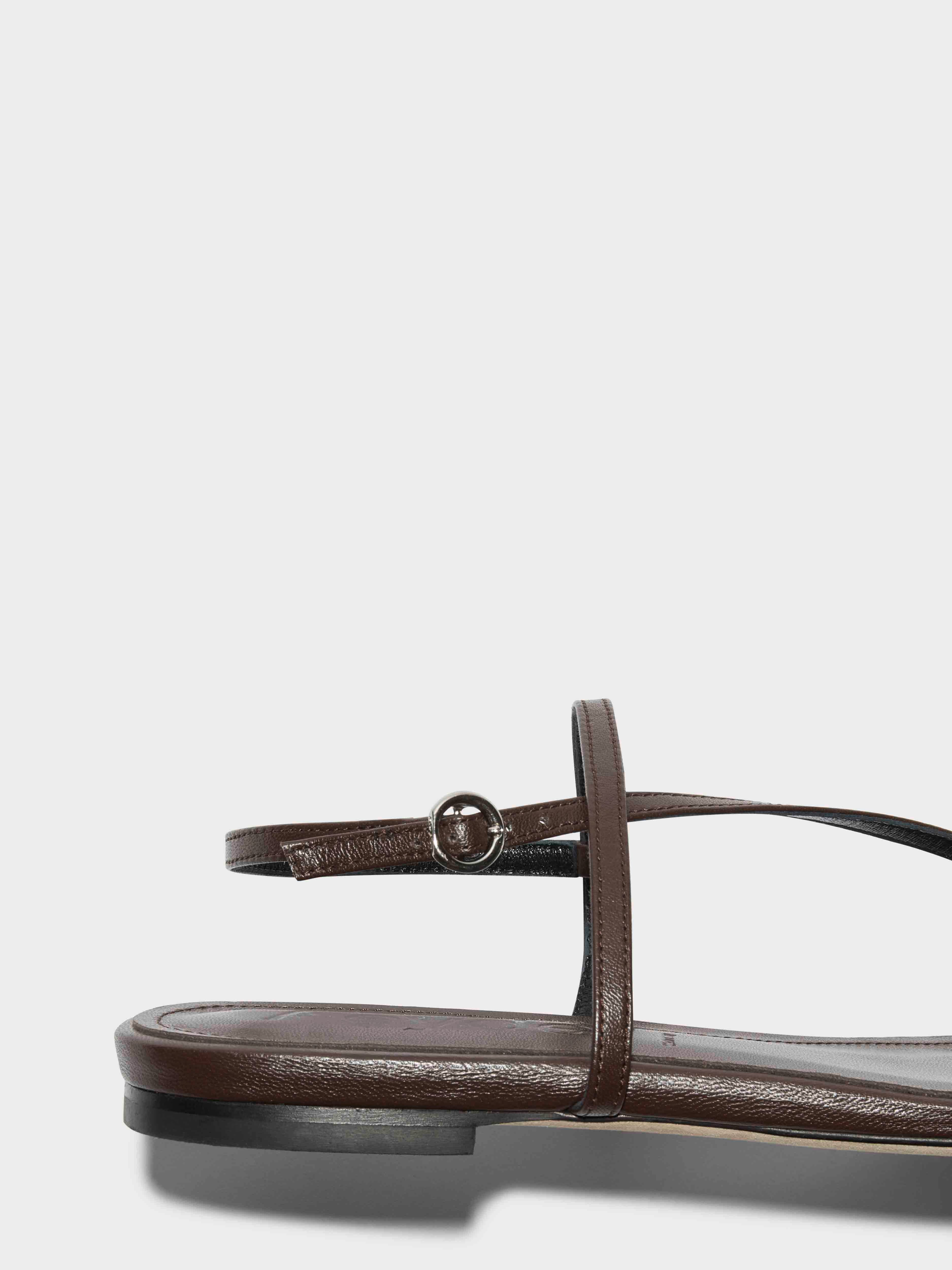 Ella Leather Toe-Post Sandals - Image 5