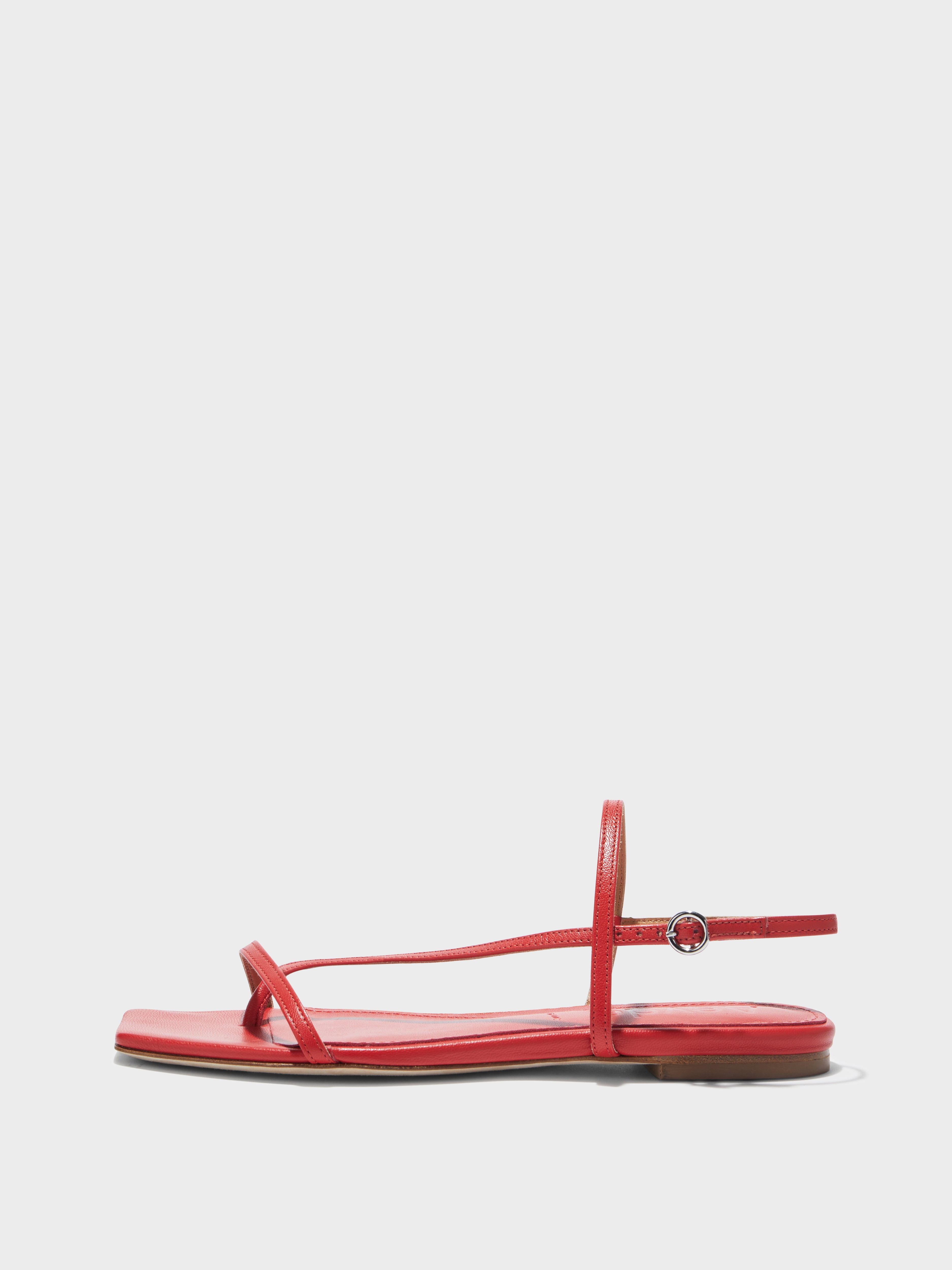 Ella Leather Toe-Post Sandals - Image 1