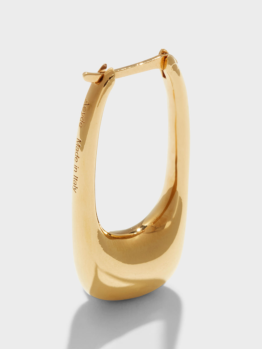 Ellis 18kt Gold-Plated Hoop Earrings