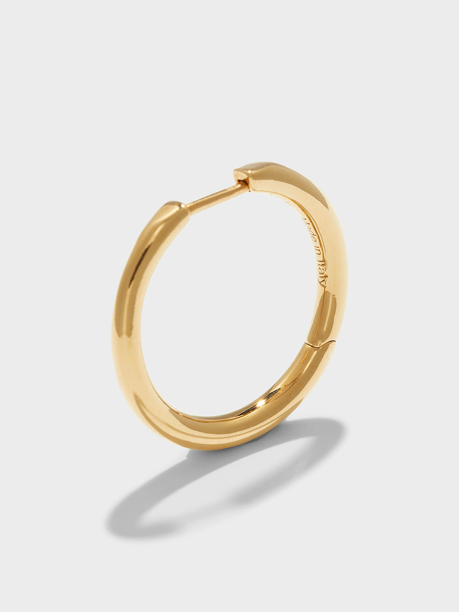 Elona Large 18kt Gold-Plated Hoop Earrings