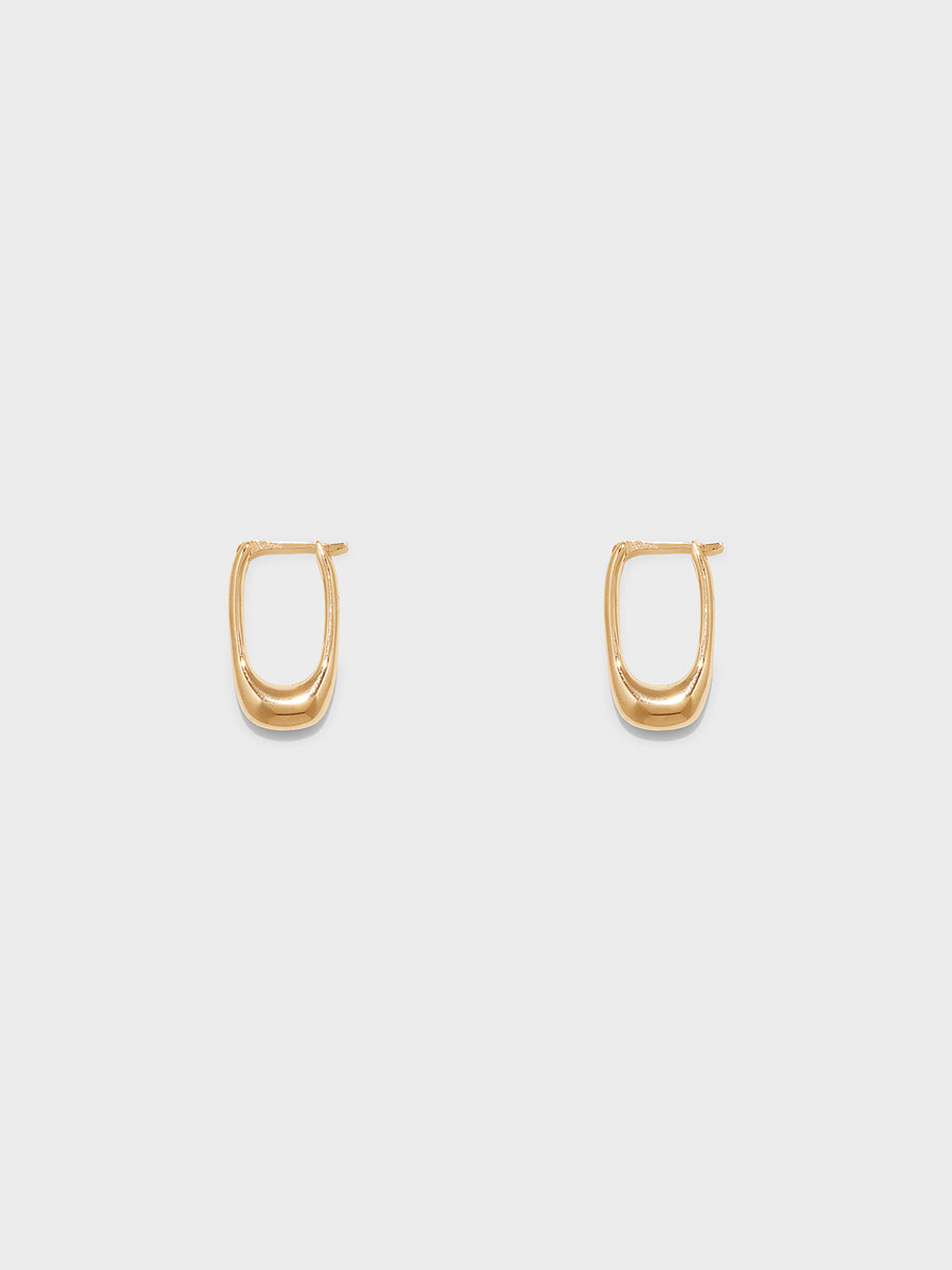 Elton 18kt Gold-Plated Hoop Earrings