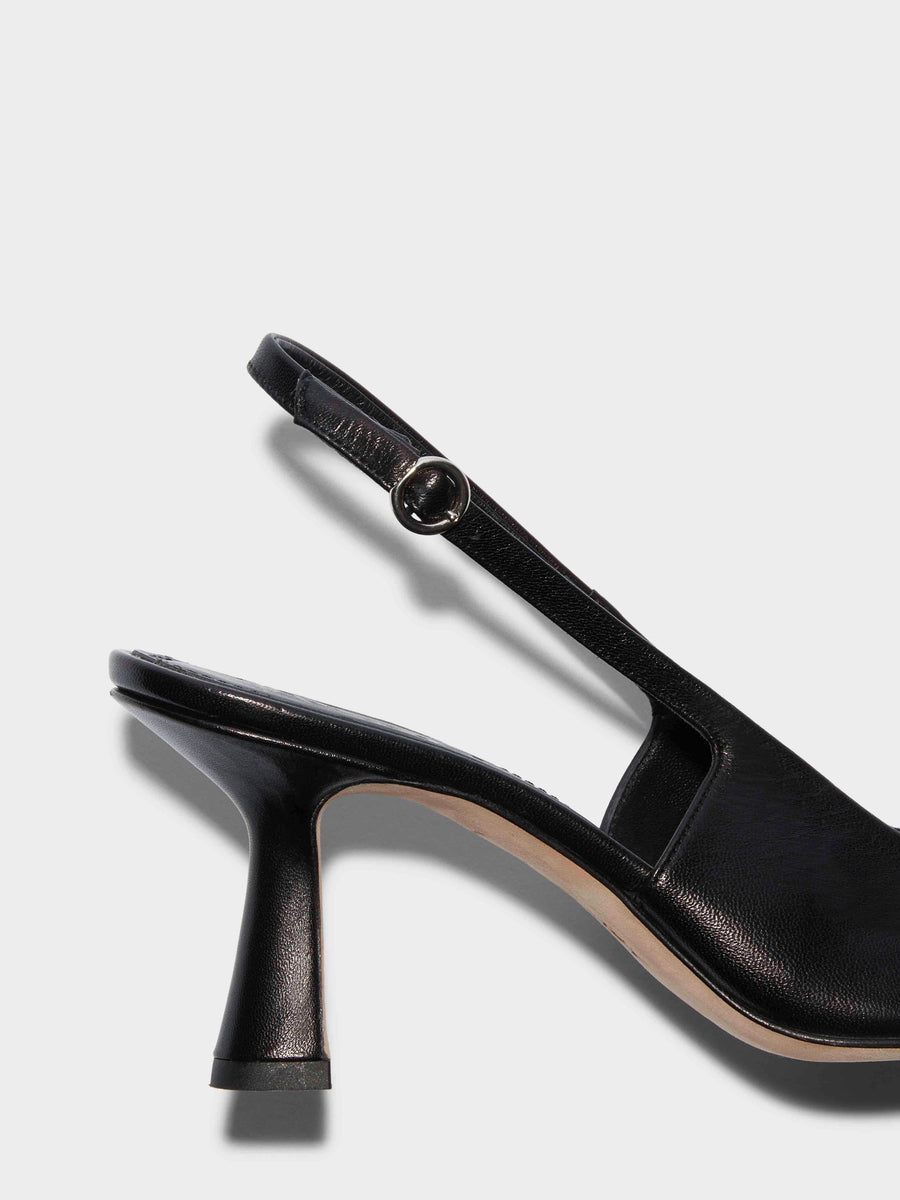 Fernanda Leather Slingback Pumps