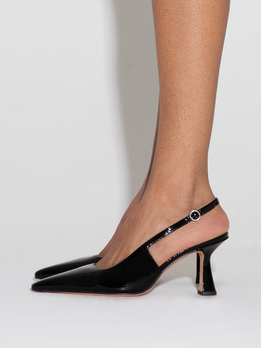 Fernanda Leather Slingback Pumps