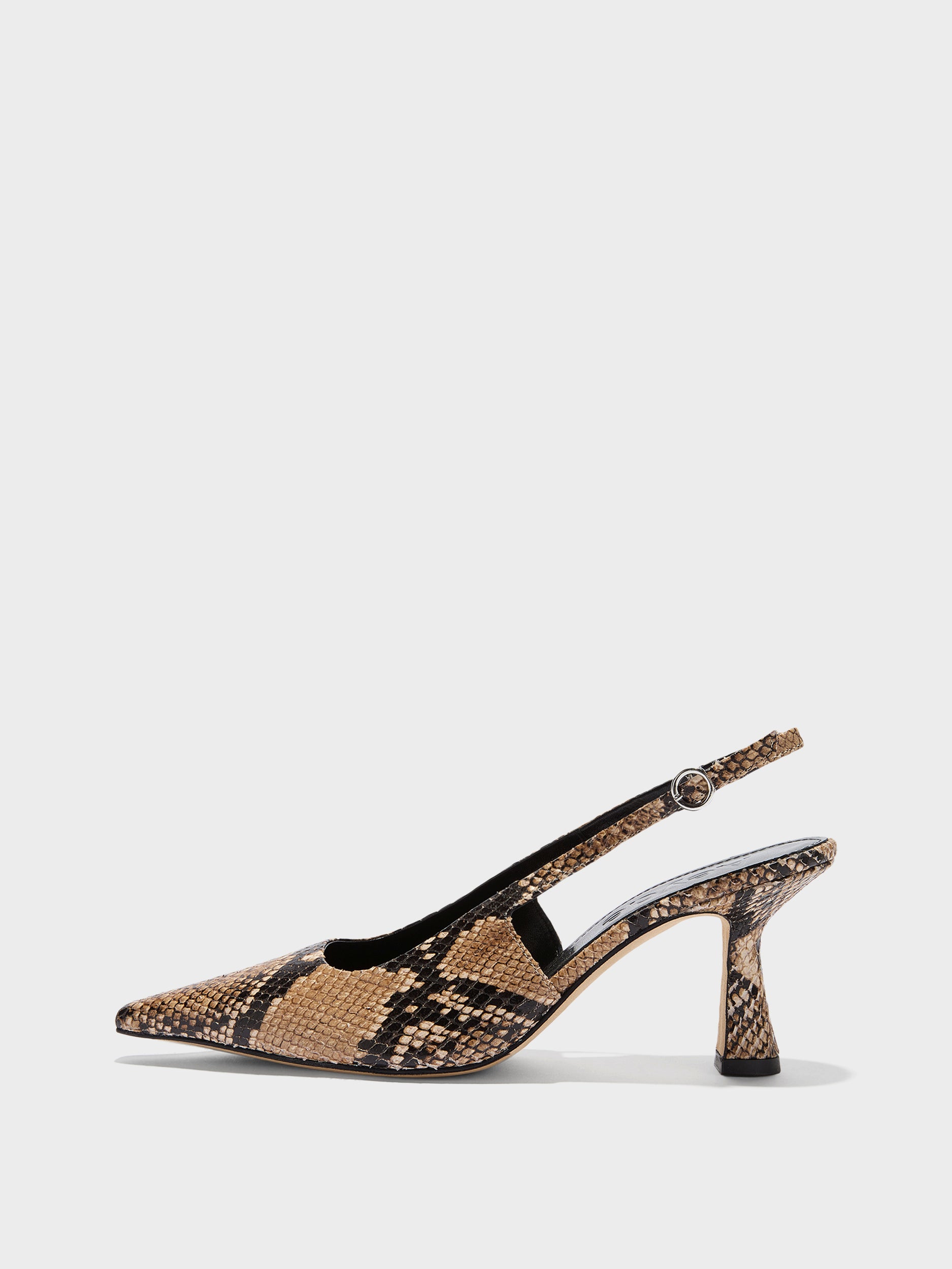 Fernanda Snake Print Pumps - Image 1
