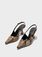 Fernanda Snake Print Pumps - Image 3
